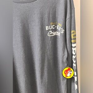 NWT Buc-ee’s Since 1982 Charcoal Long Sleeve Shirt 2X